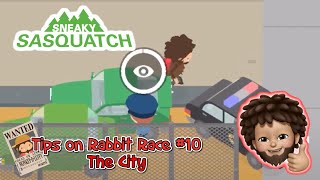 Sneaky Sasquatch  Tips on how to cheat on Rabbit Race 10 the City race [upl. by Id515]