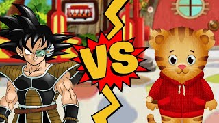 MUGEN  Kakarotto vs Daniel Tiger  Dragon Ball Multiverse vs Daniel tigers neighborhood [upl. by Aiduan]