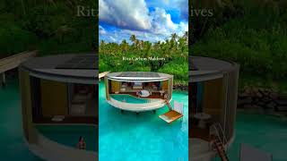 Rita Carlton Maldives travel wanderlustjourney island [upl. by Naie]