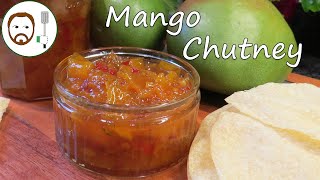 Mango Chutney Recipe  Sweet and delicious spiced chutney [upl. by Ameekahs]