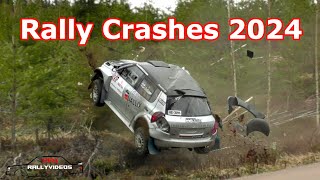 Rally Crashes 2024 Compilation  By FFM Rallyvideos [upl. by Ashmead11]