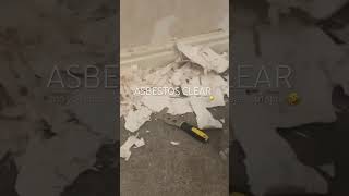 ASBESTOS CLEAR 🥳 on this wall asbestos ukproperty homerennovation uk [upl. by Ahsiuqram]