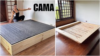 VEJA 2 IDEIAS DE CAMAS SUPER FÁCEIS DE FAZER CAMA BOX E CAMA JAPONESA [upl. by Anelav67]