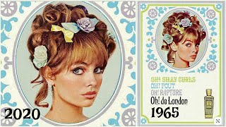 60s makeup amp hair tutorial with REAL VINTAGE makeup jackie wyers [upl. by Treblig565]