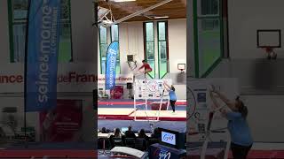 Finale barres Camie Westerman USA  médaille dargent en junior  Tournoi de Combs la Ville 2024 [upl. by Eiruam]