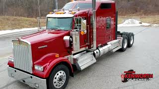 Kenworth W900L Studio sleeper in Flame Red  215070R 2020 [upl. by Kilk741]