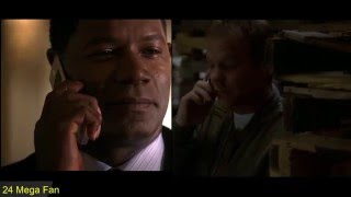 Jack Bauer amp President Palmers Final Conversation  24 Season 4 Finale [upl. by Cinom]