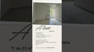 Location appartement  T1  Moirans  23 m² [upl. by Randal555]