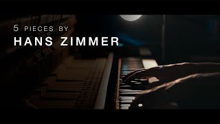 5 Pieces by Hans Zimmer \\ Iconic Soundtracks \\ Relaxing Piano 20min [upl. by Dempster]