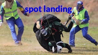 paragliding landing compilation accuracy competition [upl. by Tiffy97]