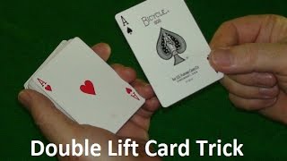 Double Lift Card Sleight  Useful In Many Card Tricks [upl. by Nnhoj125]