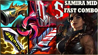 SAMIRA FAST COMBO ULTANDO EM MENOS DE 1 SEGUNDO  GAMEPLAY [upl. by Novyad]