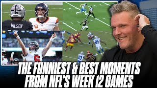 The Best amp Funniest Moments From NFL Week 12 That Show Why We Love Football  Pat McAfee Show [upl. by Touber]