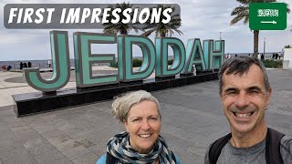 JEDDAH SAUDI ARABIA جدة First Impressions Exploring Corniche 🇸🇦 [upl. by Rohn]