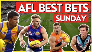 Best Bets For AFL Sunday  Round 2  Tips Stats amp Predictions [upl. by Nolan]