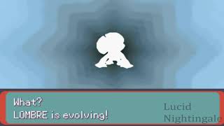 Pokemon Emerald Lotad Evolves to Lombre and to Ludicolo [upl. by Dessma]