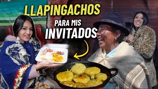 RICOS LLAPINGACHOS para mis AMIGUITOS de la grabación  Doña Empera [upl. by Sixel]