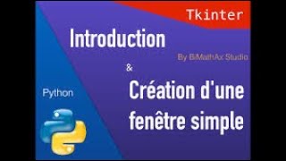 comment ouvrir une fenetre python [upl. by Adnir]