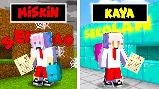 SEKOLAH MISKIN VS SEKOLAH KAYA di Minecraft ft BANGJBLOX [upl. by Aluin868]