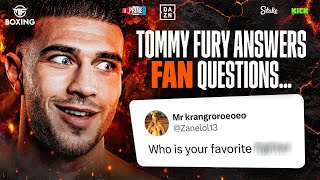 Tommy Fury answers fan questions ahead of KSI fight  Ask me anything [upl. by Rezeile]