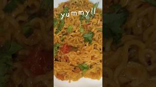 Maggi recipe simple and delicious 🤤👌viralvideo cooking maggi [upl. by Tomi105]