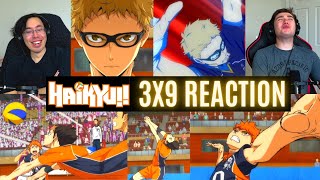 REACTING to 3x9 Haikyuu CAN WE WIN First Time Watching Sports Anime [upl. by Pam]