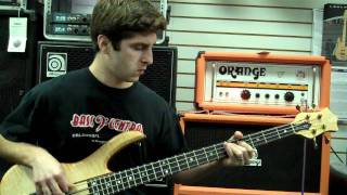 Bass Central Demonstration of Ken Smith BSR 4GN amp Orange AD200B  Orange SP410 Cabinet [upl. by Loveridge]