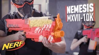 NERF Rival  Nemesis MXVII10K Blaster Precision Battling [upl. by Kinsler]