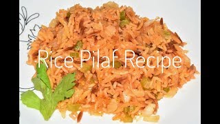 Rice Pilaf Recipe  How To Cook Rice  Rice Recipes [upl. by Roldan]