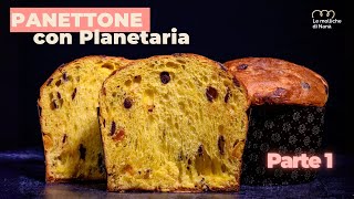 PANETTONE fatto in casa con la planetaria  lievito madre  ricetta spiegata passo passo  PARTE 1 [upl. by Linsk]