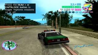 GTA vice city how to get 200 health and armor [upl. by Zzabahs251]