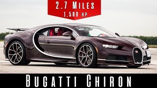 2018 Bugatti Chiron Top Speed Test [upl. by Ailene]