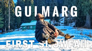 First Snowfall In Kashmir Gulmarg 2024 Snowfall Vlog trending explore [upl. by Pernell]