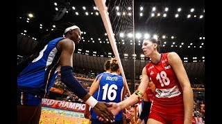 Boskovic vs Egonu  Serbia vs Italy Final FIVB World Championship 2018 [upl. by Chainey]