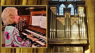 Purcell  TRUMPET TUNE IN D  Diane Bish at Canterbury Cathedral in England [upl. by Dott]