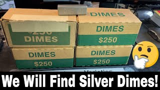 Dime Time  Finding Silver Dimes Coin Roll Hunting [upl. by Sheaff]