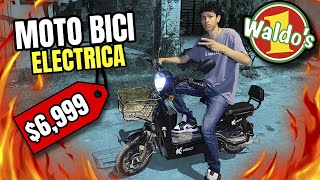 PROBAMOS LA MOTO ELECTRICA VIRAL DE WALDOS GsusRod [upl. by Nich689]