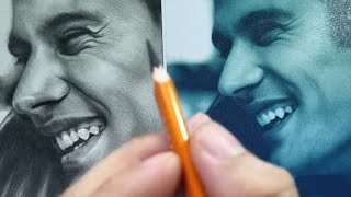 Easy Pencil SHADING Realistic Portrait Skin Tone Drawing Tutorial [upl. by Acinna]