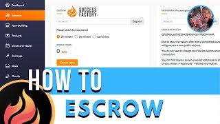 How to Escrow Dagcoins in your account  Success Factory Tutorial Part 4 [upl. by Litha]