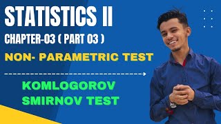 Chapter 3 Kolmogorov Smirnov Test partIII NepaliLanguage [upl. by Aili]