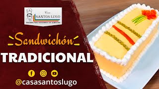 CÓMO HACER UN SANDWICHON TRADICIONAL ⭐RECETA FÁCIL⭐ [upl. by Behm562]