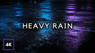 HEAVY RAIN at Night to Sleep Well and Beat Insomnia  Study Relax Reduce Stress with Rain Sounds [upl. by Alanah]