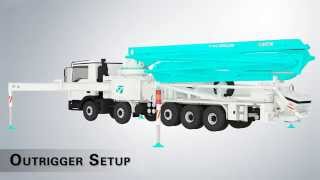 EVERDIGM concrete pump 50cx5 [upl. by Aticilef73]