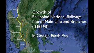 Growth of PNR Lines North in Google Earth [upl. by Pebrook]