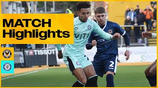 Match Highlights  Newport County v Stockport County [upl. by Mungovan]