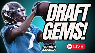 Must Draft 5 Late Round Fantasy Football Gems [upl. by Htebasil]