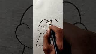 How to draw birds with hearts shape [upl. by Lanam203]