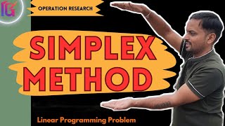 simplex method easy explanation  Linear Programming problem  Operation Research [upl. by Hillell345]