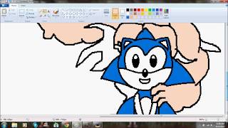 Me drawing A Bardonic Bartleby x Sonic Picture [upl. by Angle]