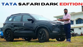 New 2024 TATA Safari Dark Edition Accomplished Plus AT Detailed Review  Price  Features [upl. by Annaehs]